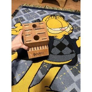 Vintage Cutco 18 Slot Knife Block